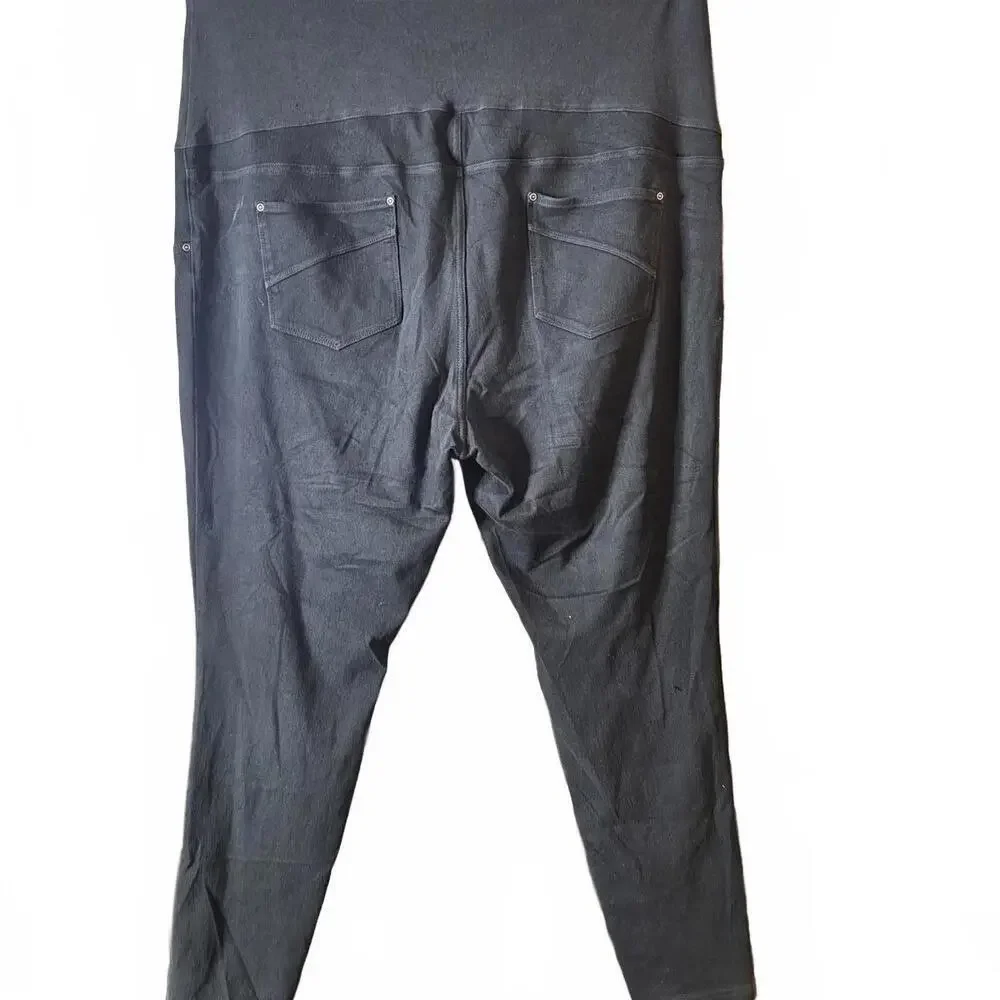 Time and Tru Women's Maternity Pants, Black, Size XXL - Picture 2 of 3